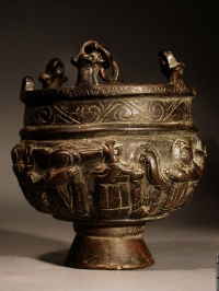 Early Christian bronze censer with Christological scenes