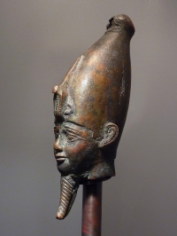 Egyptian head of Osiris