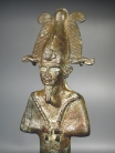 Bronze Egyptian figurine of Osiris.
