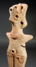 Canaanite terracotta figurine of a fertility goddess (Astarte?)